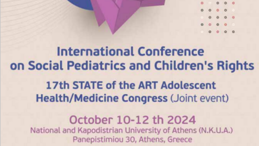 ISSOP/GSAM International Conference on Social Pediatrics and Children’s Rights , 10-12th October 2024, N.K.U.A. Athens – Greece